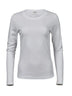 T-shirt Ladies Long Sleeve Interlock Tee Donna | Tee Jays - Bianco