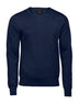 Maglione Girocollo Uomo in Misto Lana - Blu - Tee Jays