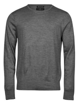 Maglione Girocollo Uomo in Misto Lana - Grigio - Tee Jays