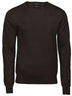 Maglione Girocollo Uomo in Misto Lana - Marrone - Tee Jays