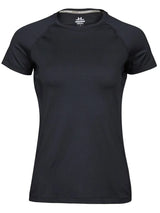 T-shirt Ladies cooldry tee Donna | Tee Jays - Black