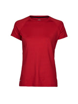 T-shirt Ladies cooldry tee Donna | Tee Jays - Rosso