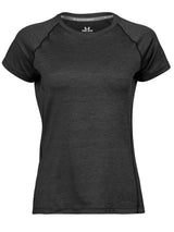 T-shirt Ladies cooldry tee Donna | Tee Jays - Black Melange