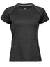 T-shirt Ladies cooldry tee Donna | Tee Jays - Black Melange