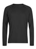 T-shirt Long Sleeve cooldry tee Unisex | Tee Jays - Black