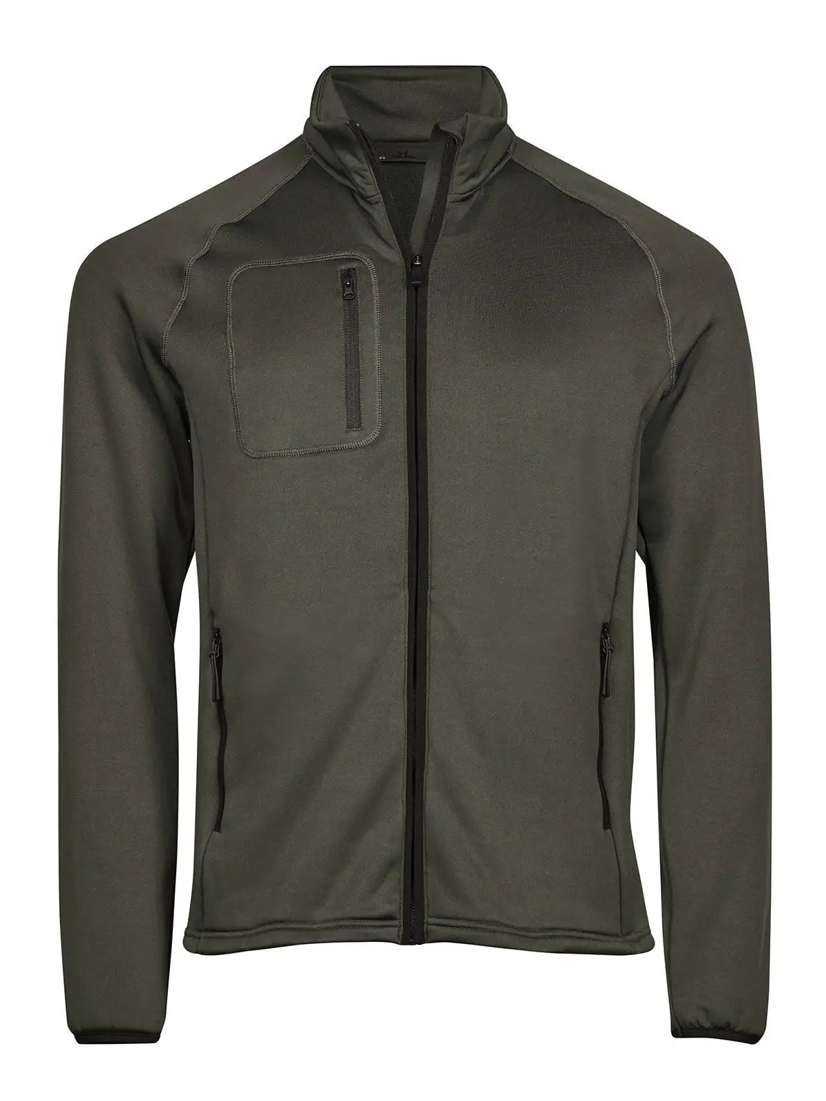 Pile Stretch Uomo con Zip - Verde - Tee Jays