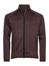 Pile Stretch Uomo con Zip - Bordeaux - Tee Jays